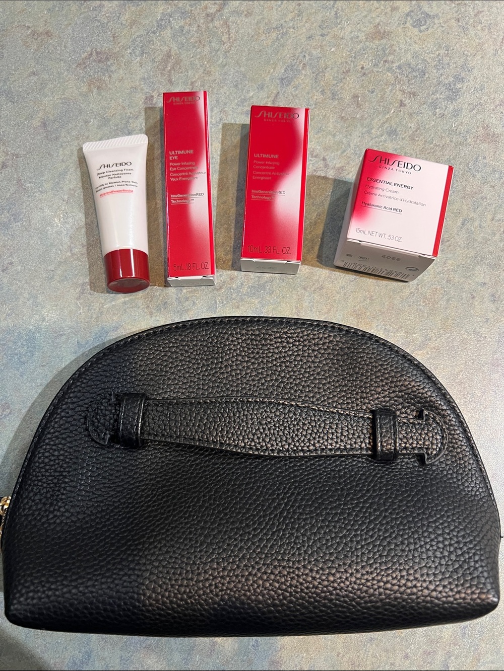 Shiseido travel skincare collection for travel